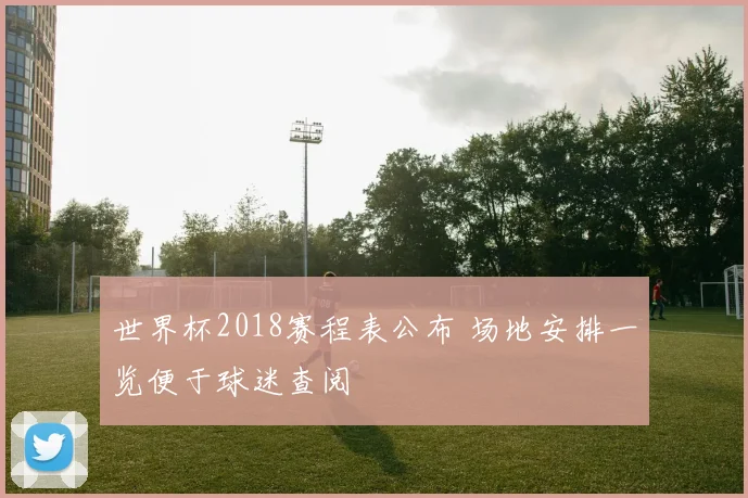 世界杯2018赛程表公布 场地安排一览便于球迷查阅