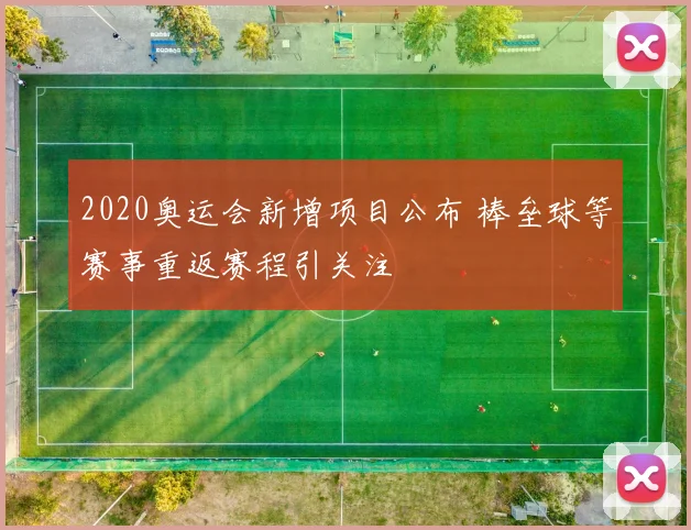 2020奥运会新增项目公布 棒垒球等赛事重返赛程引关注