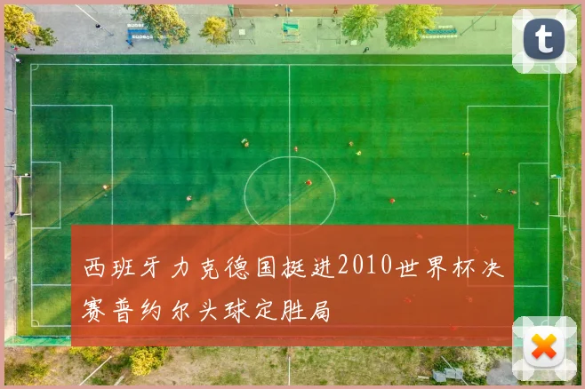 西班牙力克德国挺进2010世界杯决赛普约尔头球定胜局