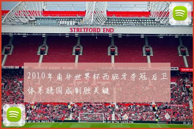 2010年南非世界杯西班牙夺冠 后卫体系稳固成制胜关键